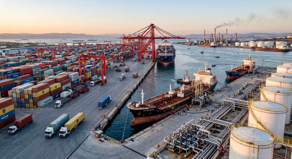 Global commodity trading services and bulk logistics coordination